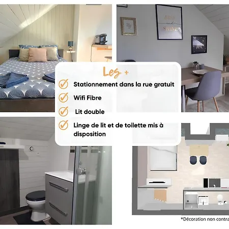 Appartement Studio Miraumond, Stationnement Gratuit, 5min Gare *
